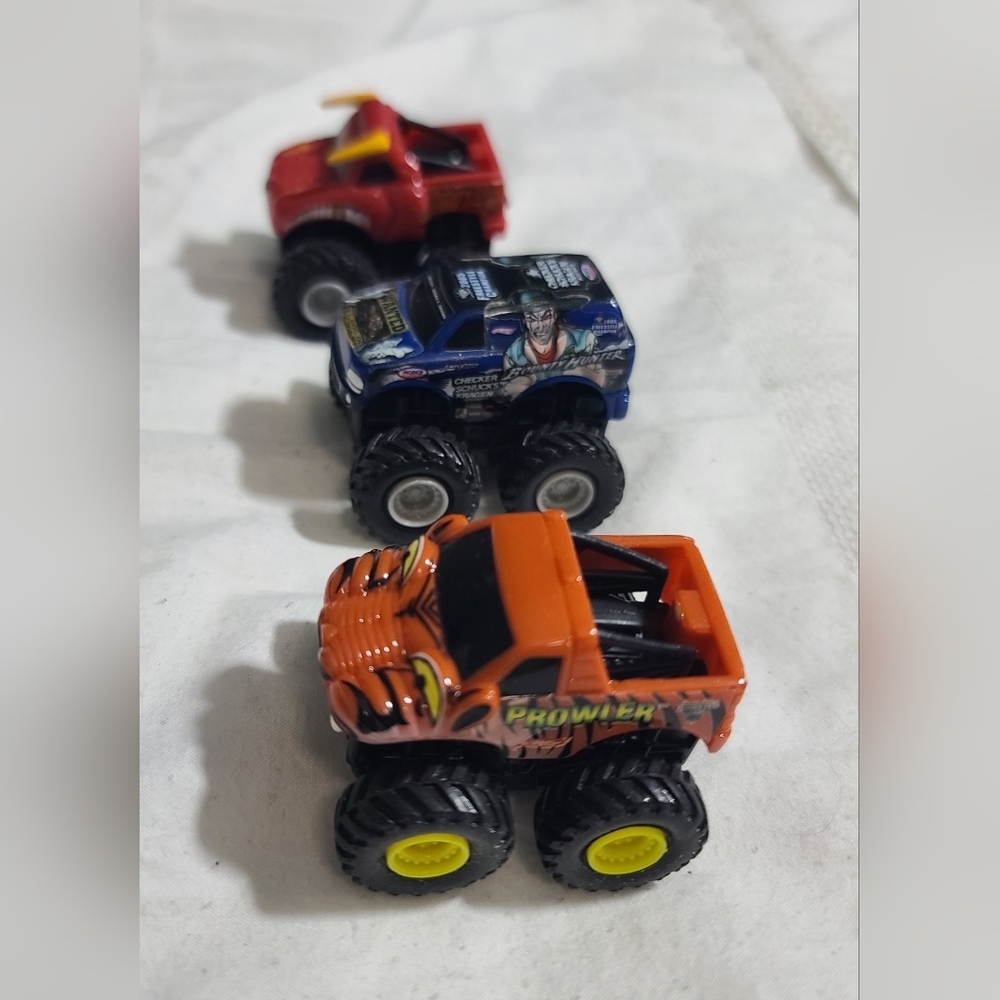 Mixed Lot Of 13 Die Cast Toy Cars Hot Wheels Monster Jam